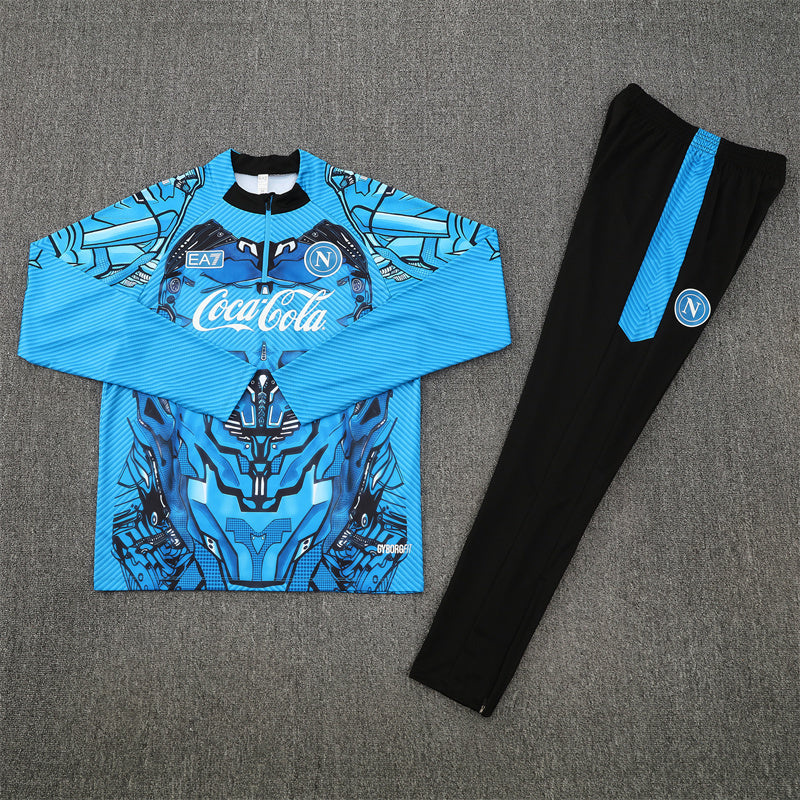 Napoli Tracksuit-Blue and Black