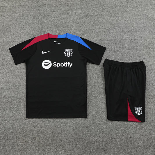 Barcelona Shorts Set-Black