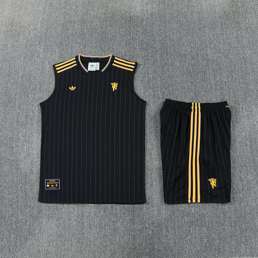 Manchester United Vest Set-Black