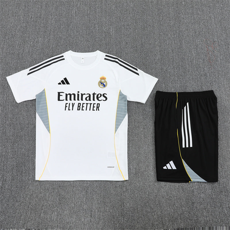 Real Madrid Shorts Set-White and Black