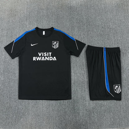 Atletico Madrid Shorts Set-Black