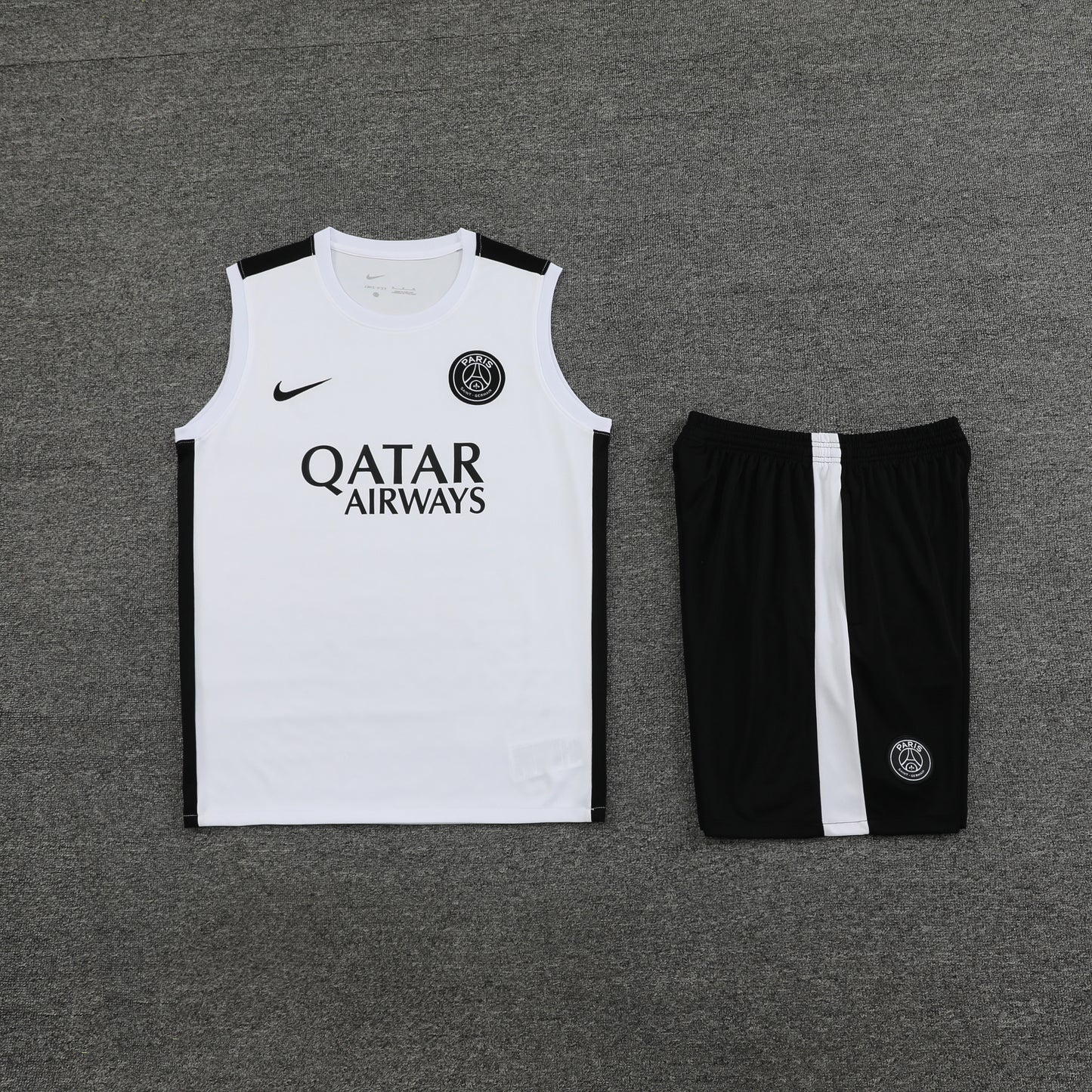 PSG Vest Set-White and Black