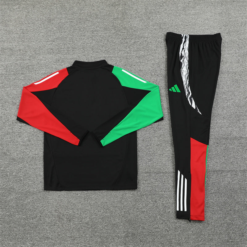 Arsenal Tracksuit-Red, Green and Black
