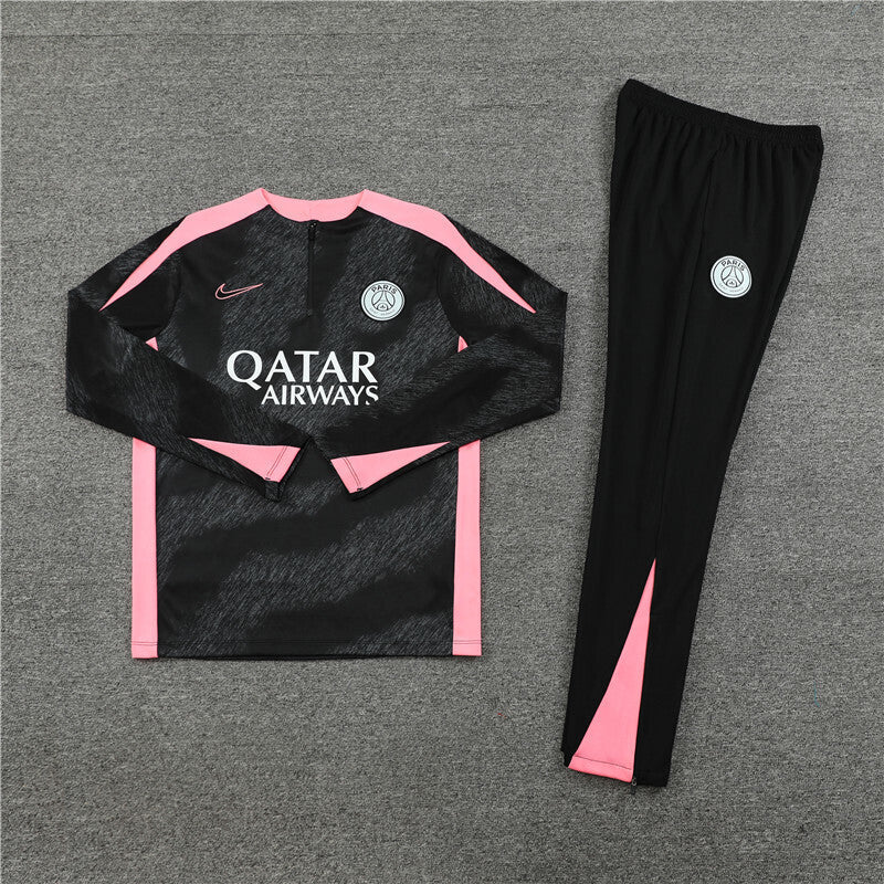 PSG Tracksuit-Black and Pink