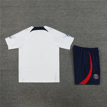 PSG Shorts Set-White and Navy Blue