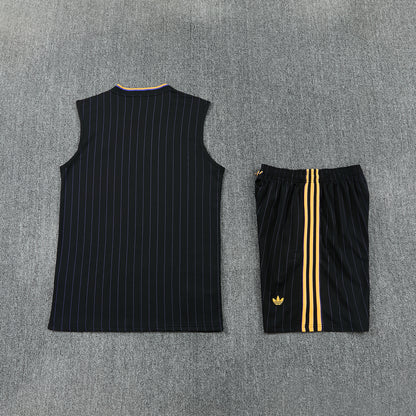 Chelsea Vest Set-Black