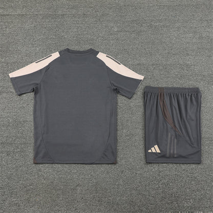 Real Madrid Shorts Set-Grey and Cream
