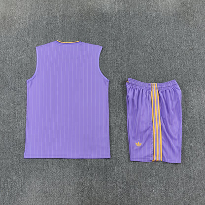 Chelsea Vest Set-Purple