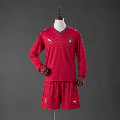 Portugal 2026 Home Long-Sleeve Kids Kit
