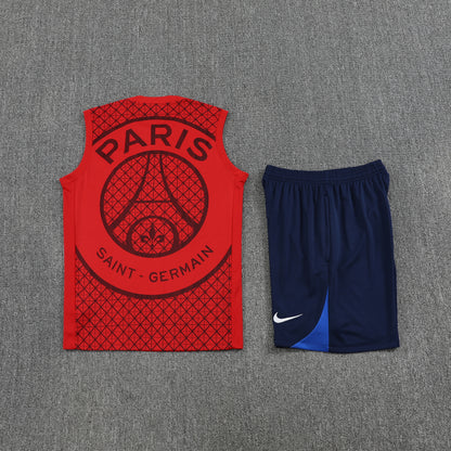 PSG Vest Set-Red and Navy Blue