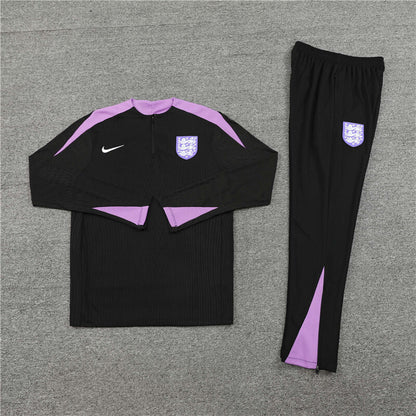 England Tracksuit-Black and Purple