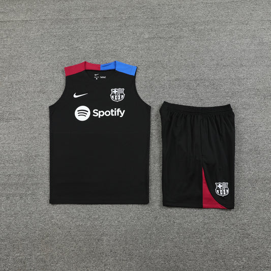 Barcelona Vest Set-Red, Blue and Black