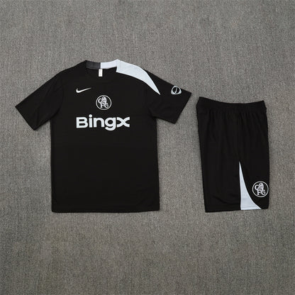 Chelsea Shorts Set-Black and White