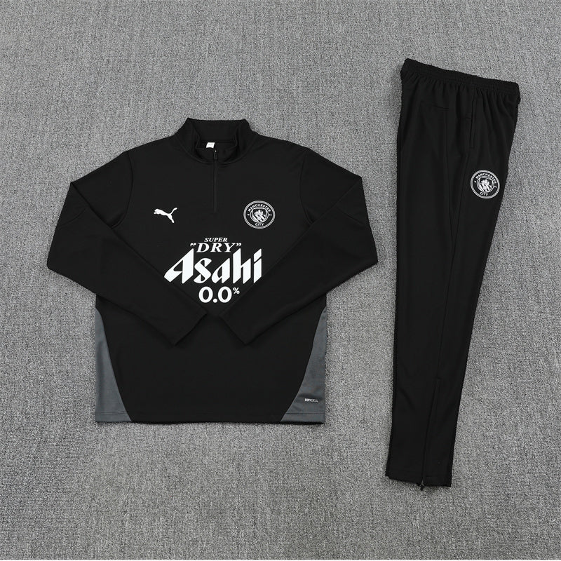 Manchester City Tracksuit-Black