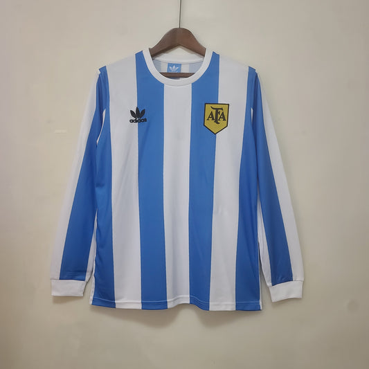 Retro 1978 Long Sleeve Argentina Home
