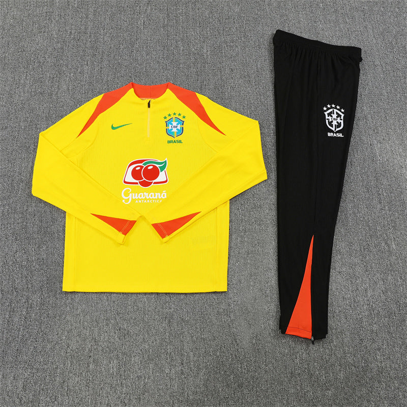 Brazil Tracksuit-Yellow and Black