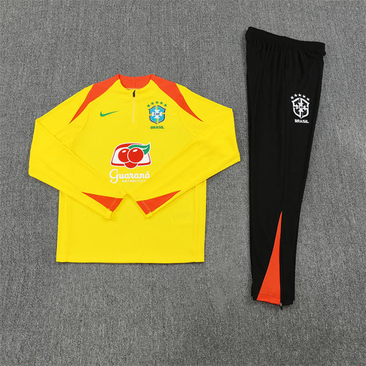 Brazil Tracksuit-Yellow and Black