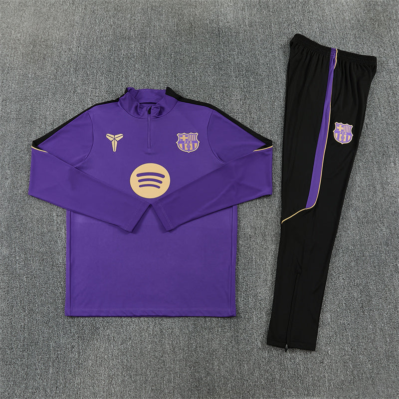 Barcelona Tracksuit-Purple and Black