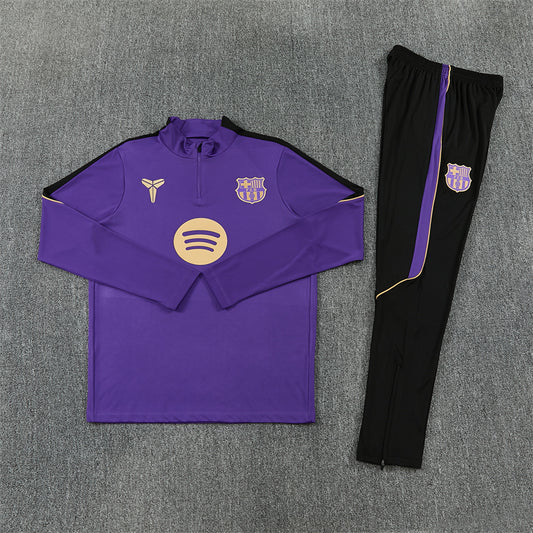 Barcelona Tracksuit-Purple and Black