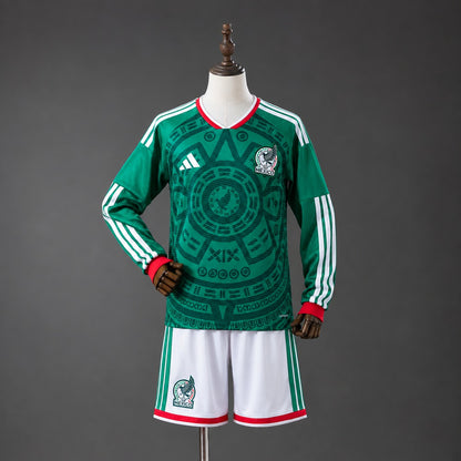 Mexico 2026 Home Long-Sleeve Kids Kit