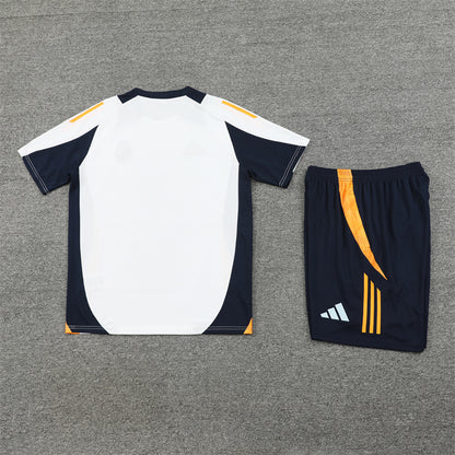 Real Madrid Shorts Set-White, Orange and Black