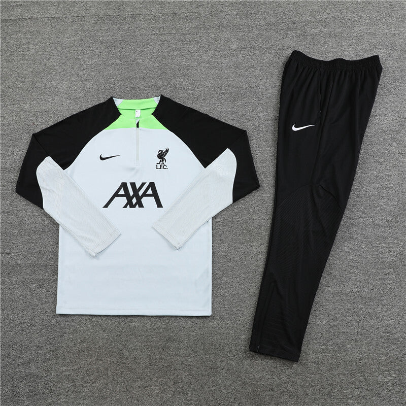 Liverpool Tracksuit-White and Black