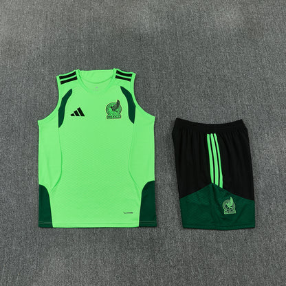 Mexico Vest Set-Green and Black