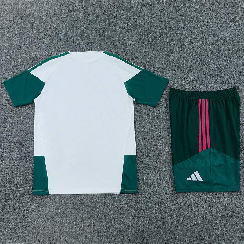 Real Madrid Shorts Set-White and Dark Green