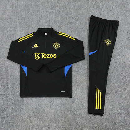 Manchester United Tracksuit-Black