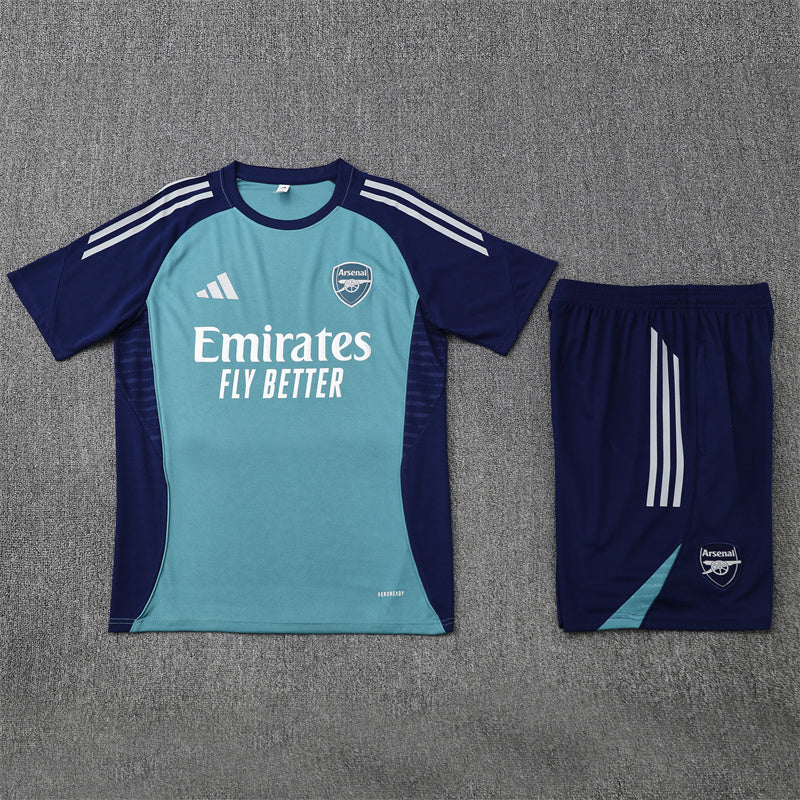Arsenal Shorts Set-Blue and Navy Blue