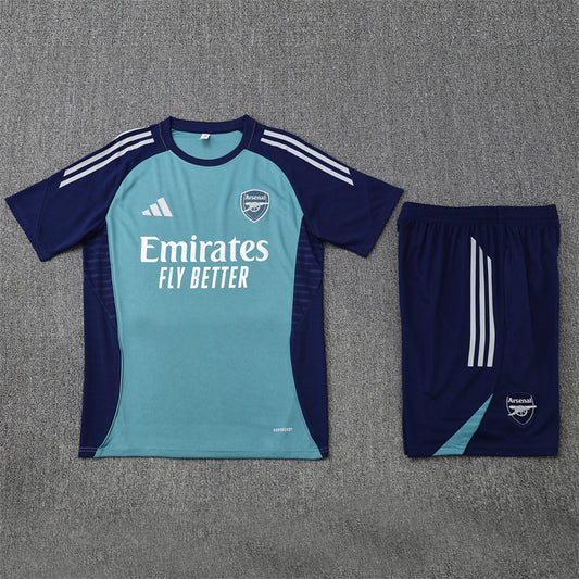 Arsenal Shorts Set-Blue and Navy Blue
