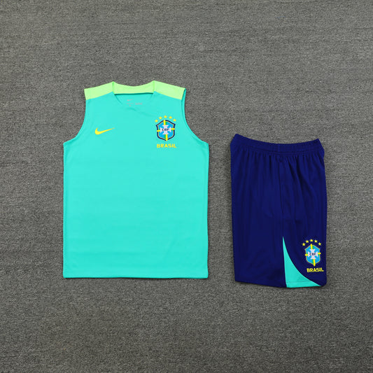 Brazil Vest Set-Light Blue and Dark Blue