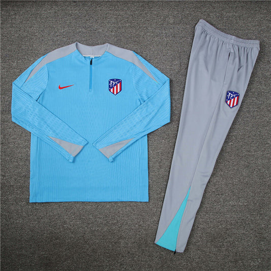 Atletico Madrid Tracksuit-Blue and Grey