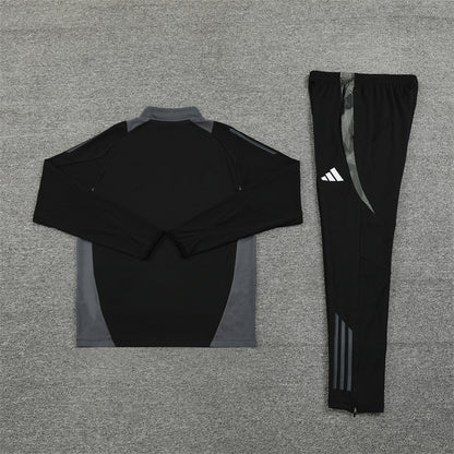 Al Nassr Tracksuit-Black and Grey