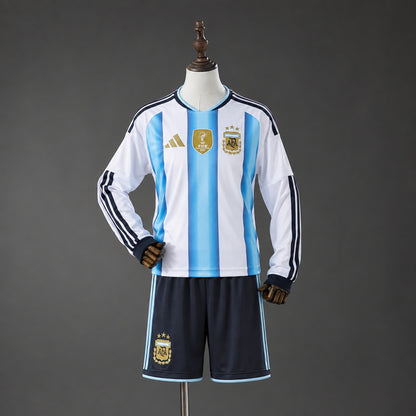 Argentina 2026 Home Long-Sleeve Kids Kit