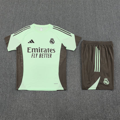 Real Madrid Shorts Set-Light Green and Brown