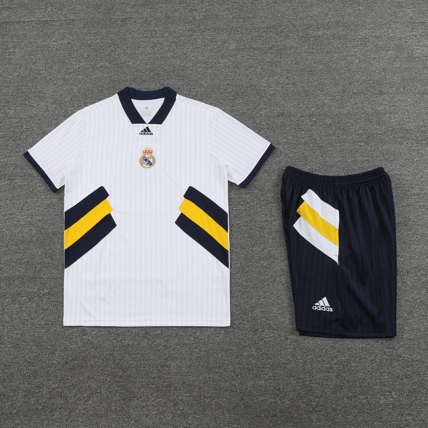 Real Madrid Shorts Set-White and Black