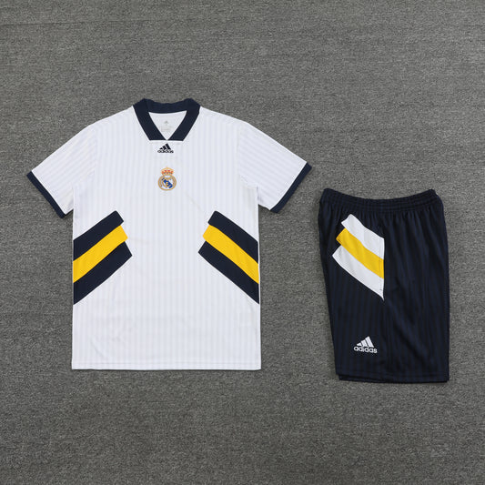 Real Madrid Shorts Set-White and Black