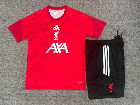 Liverpool Shorts Set-Red and Black