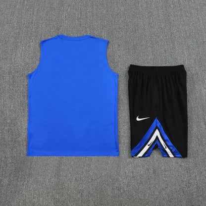 Inter Milan Vest Set-Blue and Black