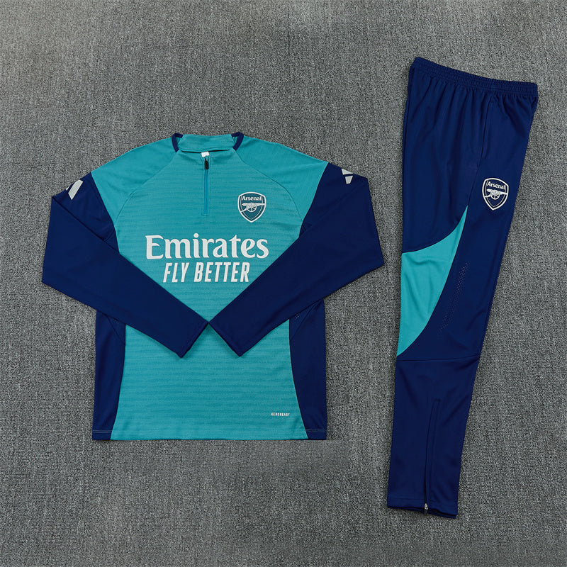 Arsenal Tracksuit-Blue and Navy Blue