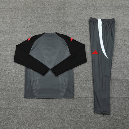 Manchester United Tracksuit-Grey and Black