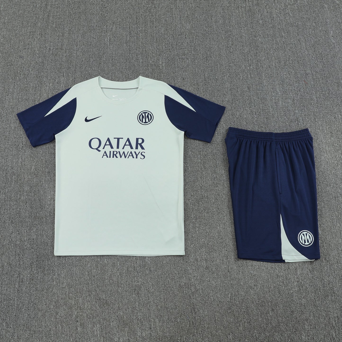 Inter Milan Shorts Set-Grey and Blue