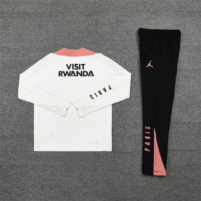 PSG Tracksuit-White and Black