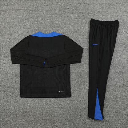 Netherlands Tracksuit-Black and Blue