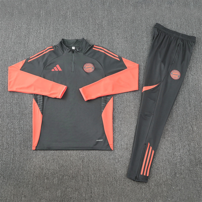 FC Bayern Munich Tracksuit-Dark Grey and Orange