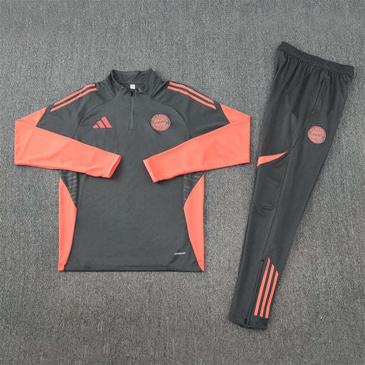 FC Bayern Munich Tracksuit-Dark Grey and Orange