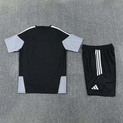 Inter Miami Shorts Set-Black and Grey