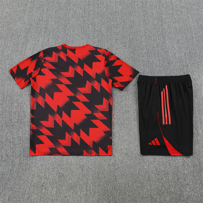 Manchester United Shorts Set-Red and Black