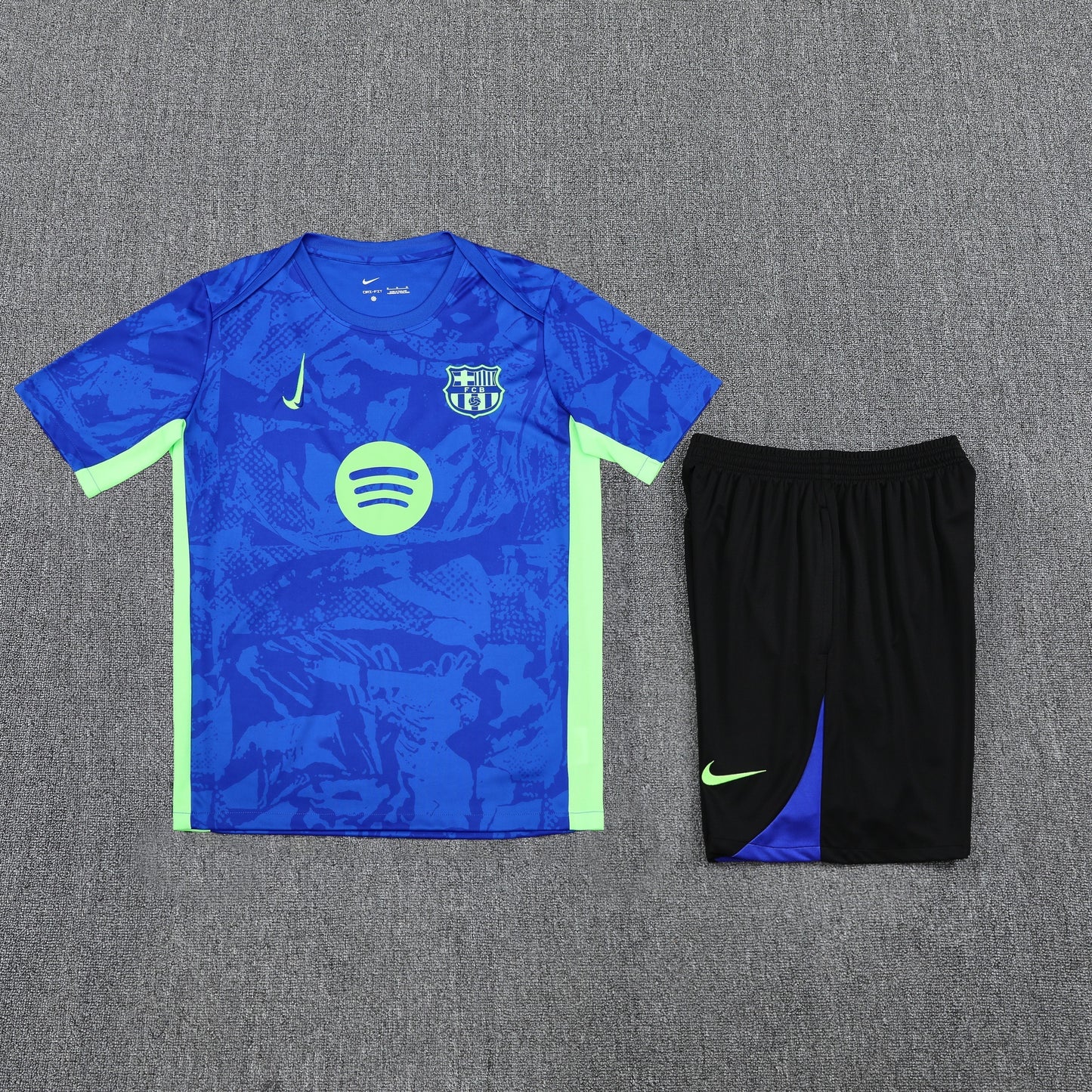 Barcelona Shorts Set-Blue and Black